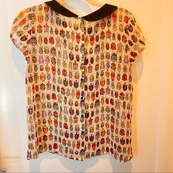 Zara Trafaluc size M Bugs blouse - Picture 3 of 9